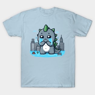 Cute Godzilla Cry T-Shirt
